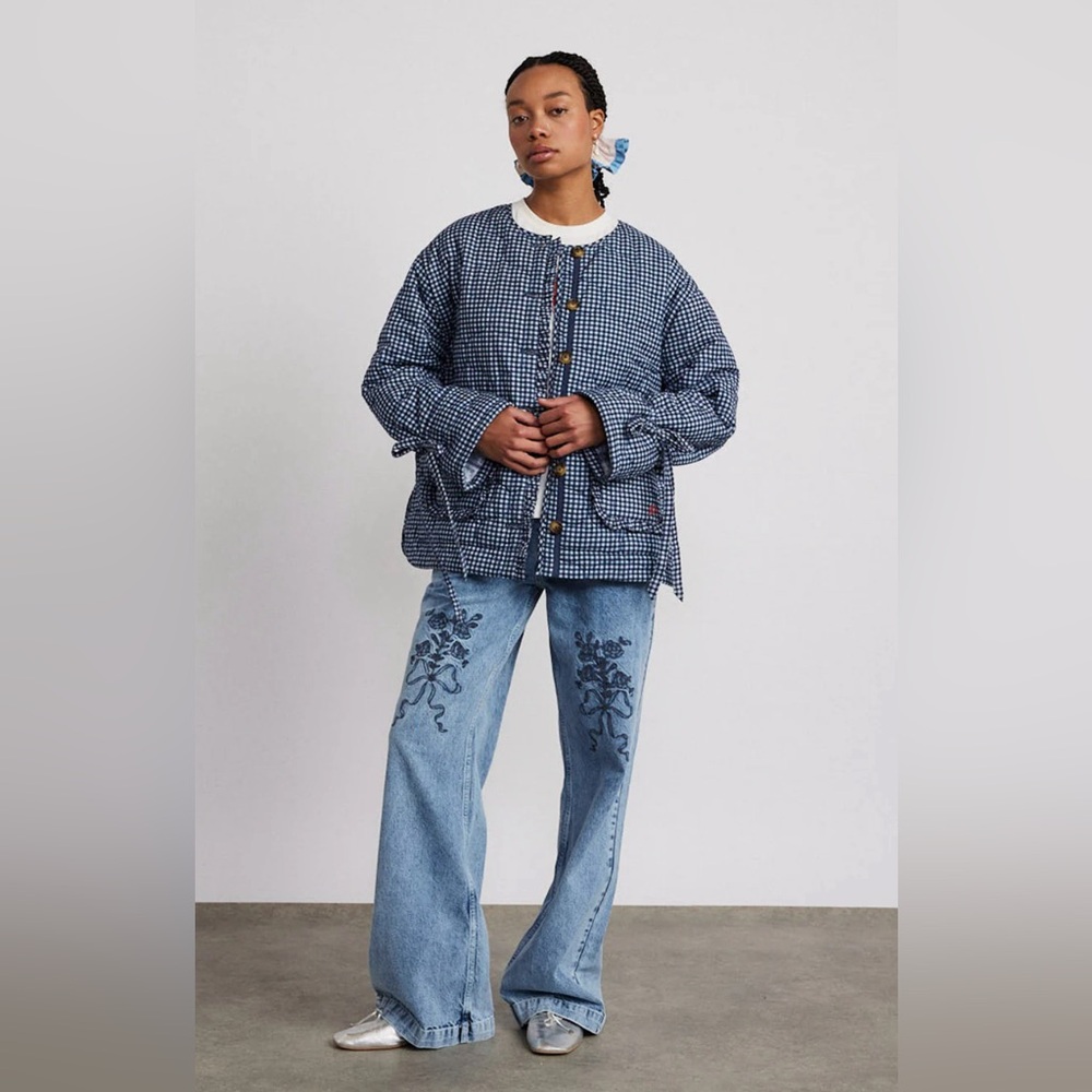 DAMSON MADDER QUILTED DALTON REVERSIBLE JACKET